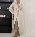 Eleganter Überknopflöcher-Kaschmierre-Wollmantel für Wärme und Stil