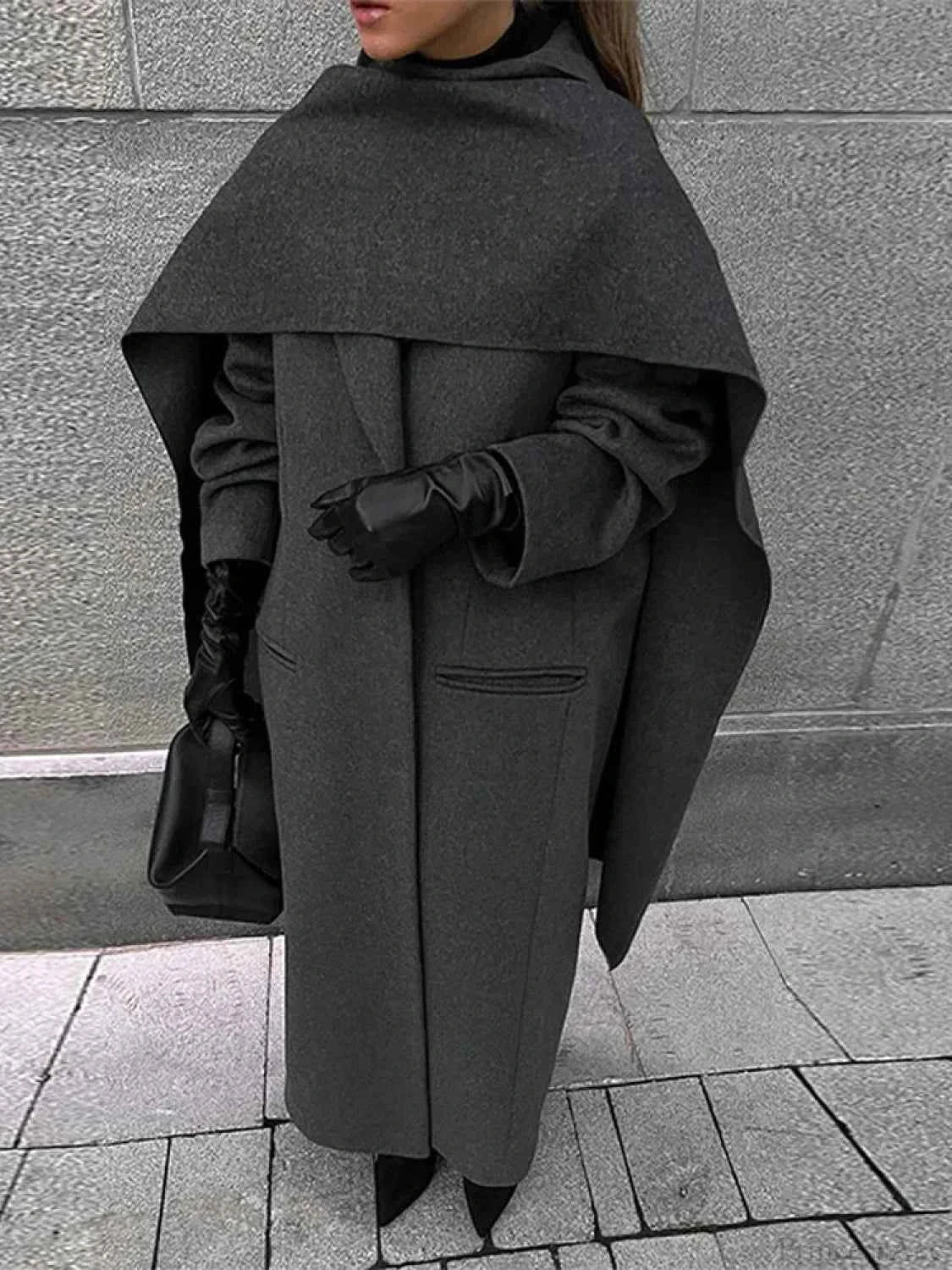 Eleganter Doppelt-Knopf-Mantel mit klassischem Reverskragen