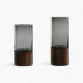 Vasos para rostro de vidrio y madera – Elegantes y decorativos para embellecer tu hogar
