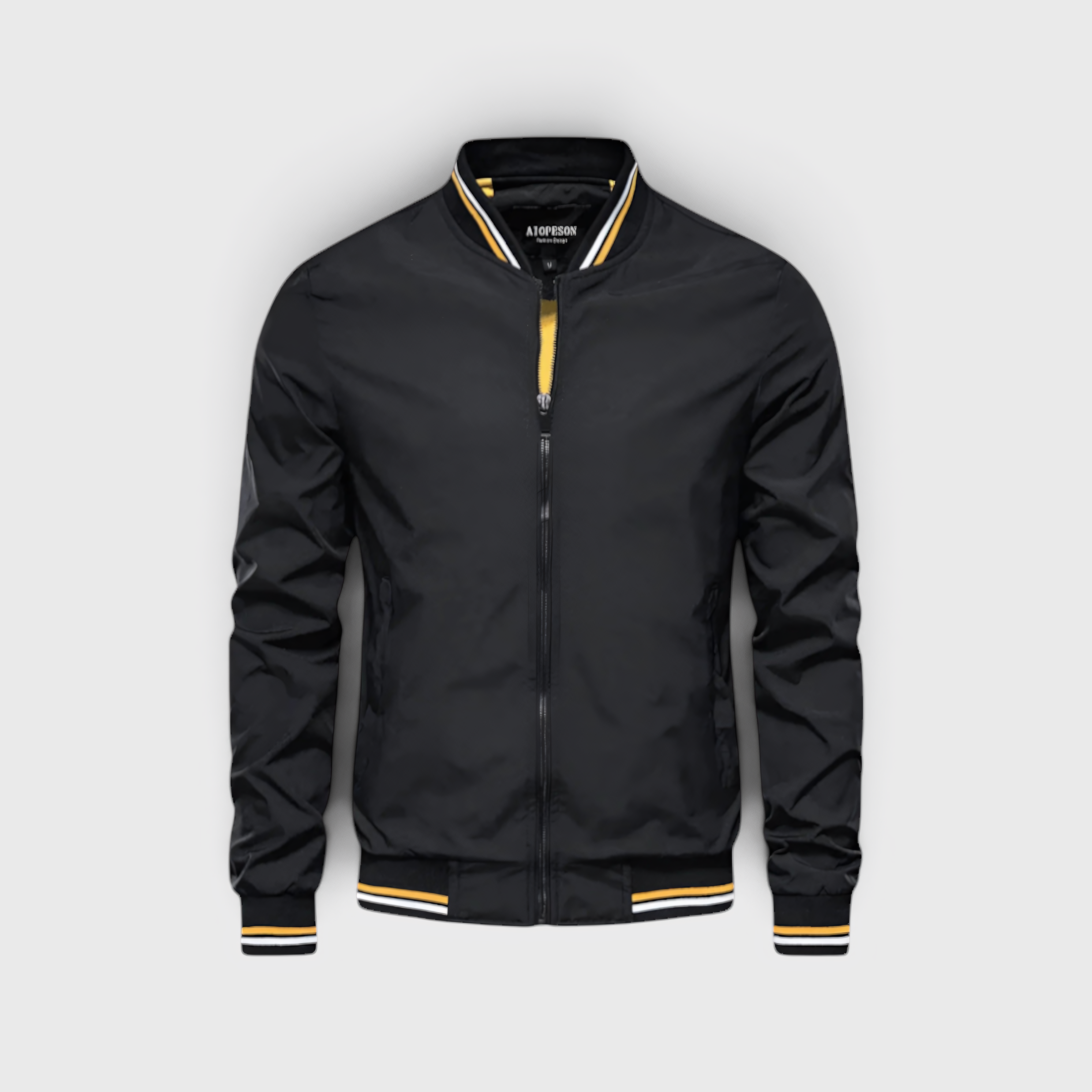 Herren Bomberjacke - Casual, Wasserabweisend mit Stehkragen