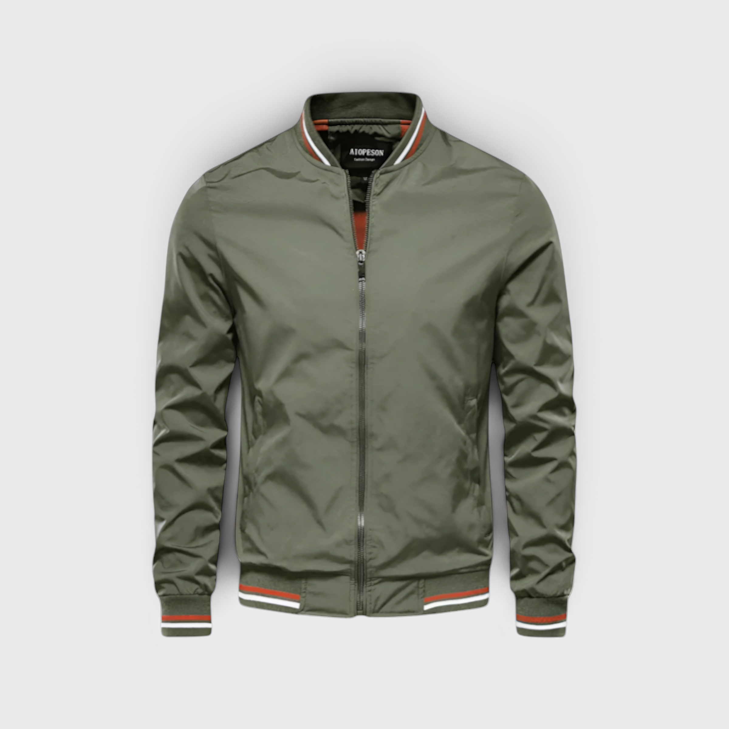 Herren Bomberjacke - Casual, Wasserabweisend mit Stehkragen